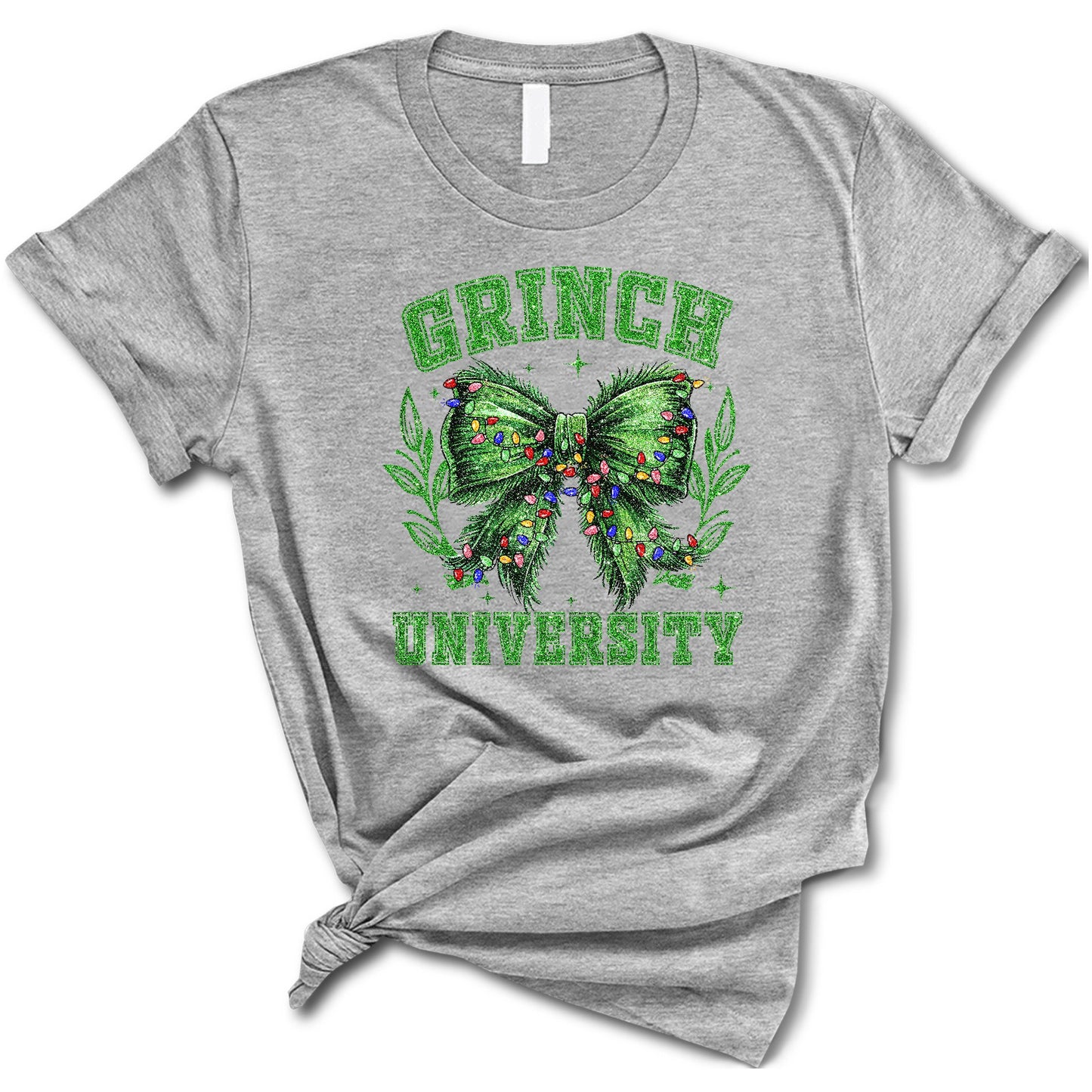 Christmas Lights T-Shirt, Xmas University Shirt, Christmas Shirt, Winter Holiday Tee, Gift For Christmas Tee, New Year Party T-Shirt
