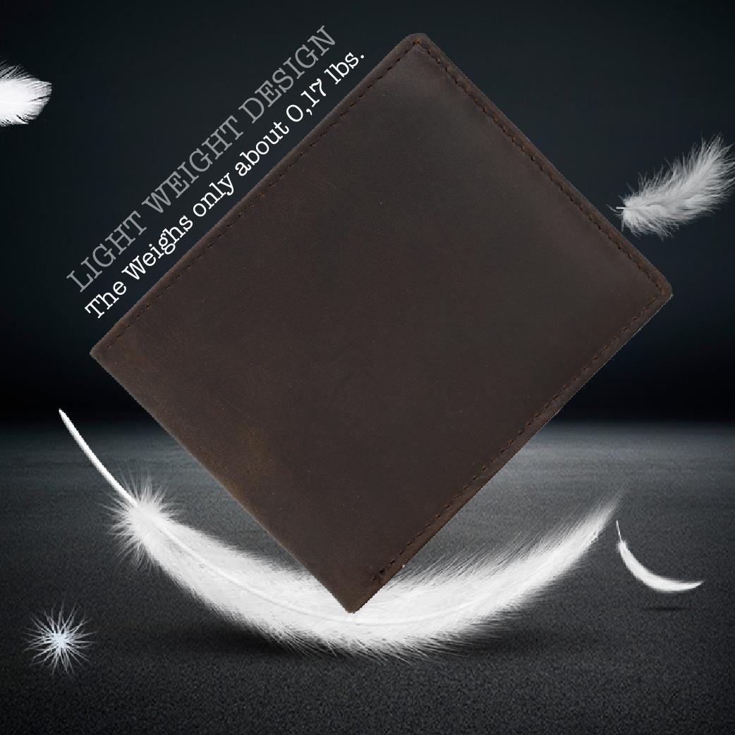 Personalized Dad Wallet, Christmas Gift, Father's Day Gift For Daddy, Boyfriend Gift for Men Wallet, Man Leather Wallet, Groomsmen Wallet