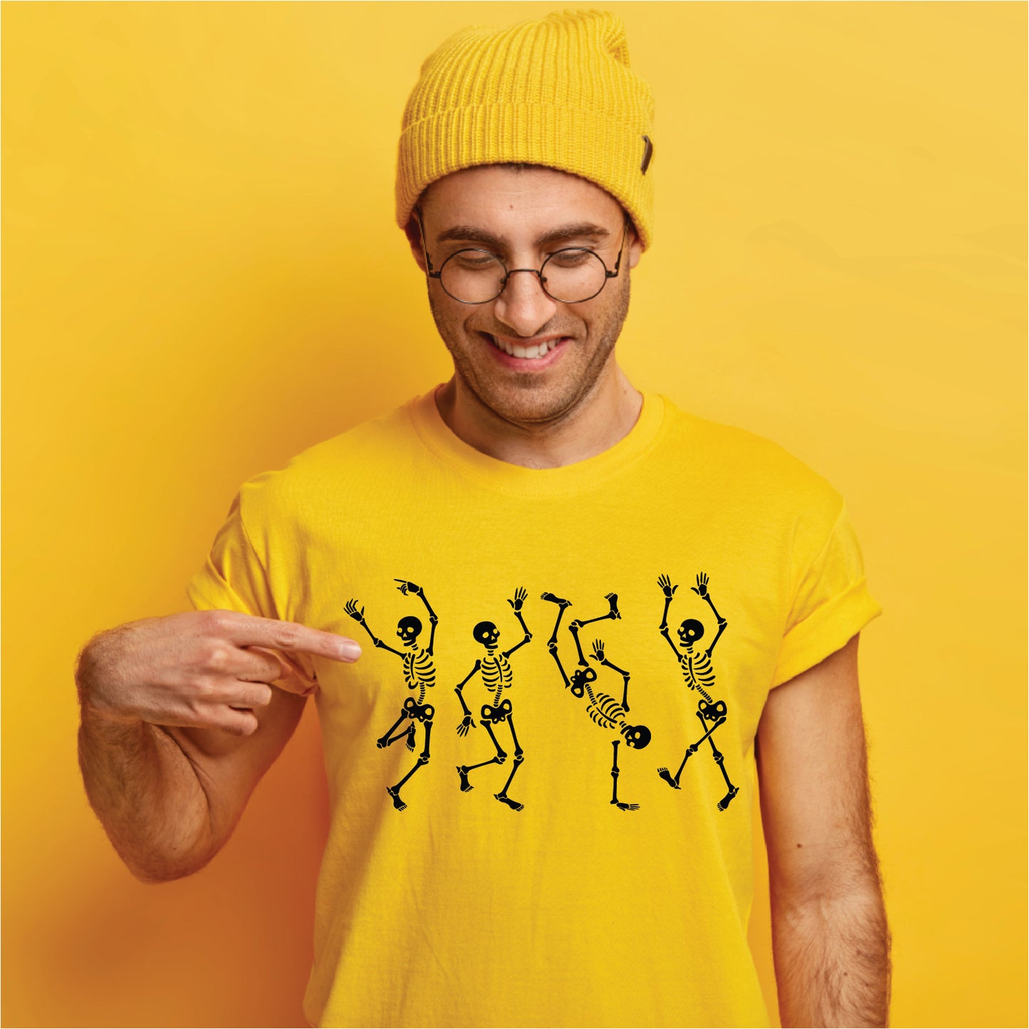 Funky Skeleton Dance T-Shirt - Halloween Spooky Fun Tee,Spooky Dancing Skeletons Shirt - Perfect for Halloween Parties,Halloween Skeleton Dance Crew Tee - Festive October Apparel,Skeleton Dance Halloween Shirt - Fun Costume Alternative