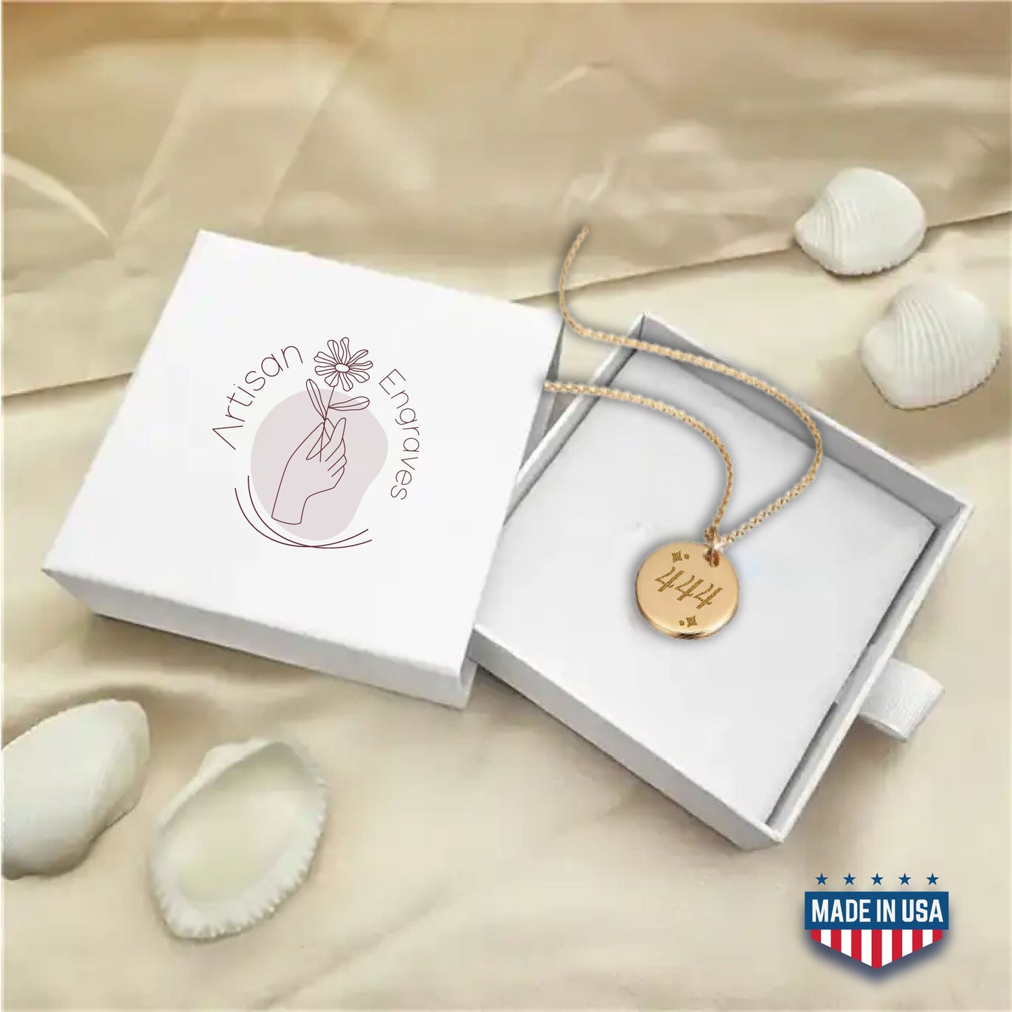 Tiny Angel Number Necklace, 000, 111, 222, 333, 444, 555, 666, 777, 888, 999 Angel Number Necklace, Christmas Gifts Handmade