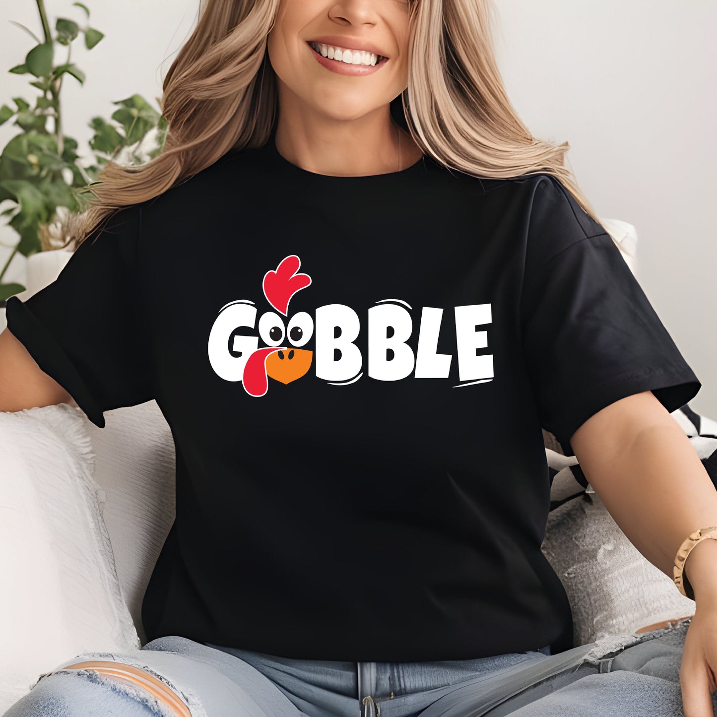 Gobble Thanksgiving Shirt, Thanksgiving T-shirt Womens, Family Thanksgiving Shirts, Funny Thanksgiving 2024,Thanksgiving Shirt, Friendsgiving Tees