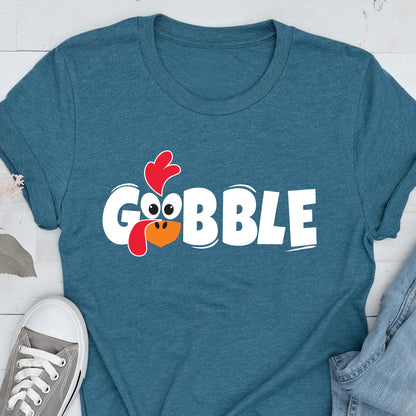 Gobble Thanksgiving Shirt, Thanksgiving T-shirt Womens, Family Thanksgiving Shirts, Funny Thanksgiving 2024,Thanksgiving Shirt, Friendsgiving Tees