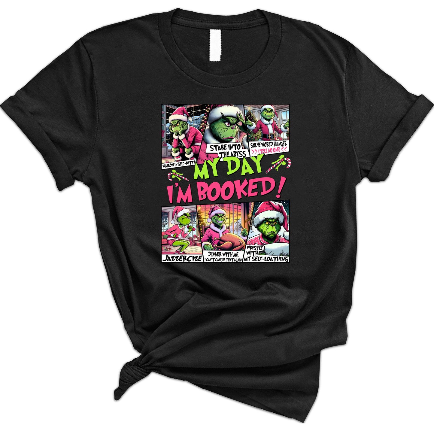 My Day Pink Xmas T-Shirt, Christmas Shirt, Merry Christmas Shirt, Funny Xmas Tee, Winter Holiday Tee, Gift For Christmas , Xmas Party T-Shirt