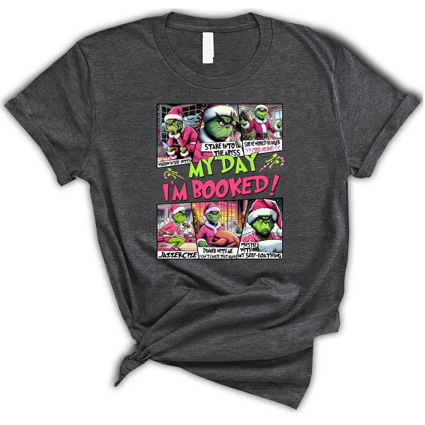My Day Pink Xmas T-Shirt, Christmas Shirt, Merry Christmas Shirt, Funny Xmas Tee, Winter Holiday Tee, Gift For Christmas , Xmas Party T-Shirt