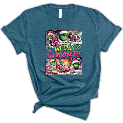 My Day Pink Xmas T-Shirt, Christmas Shirt, Merry Christmas Shirt, Funny Xmas Tee, Winter Holiday Tee, Gift For Christmas , Xmas Party T-Shirt