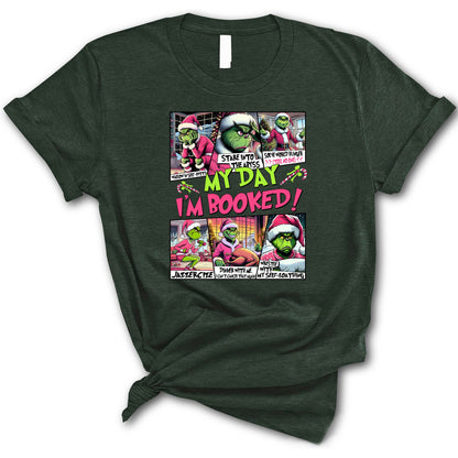 My Day Pink Xmas T-Shirt, Christmas Shirt, Merry Christmas Shirt, Funny Xmas Tee, Winter Holiday Tee, Gift For Christmas , Xmas Party T-Shirt