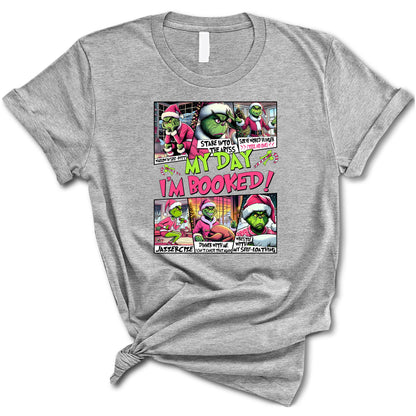 My Day Pink Xmas T-Shirt, Christmas Shirt, Merry Christmas Shirt, Funny Xmas Tee, Winter Holiday Tee, Gift For Christmas , Xmas Party T-Shirt