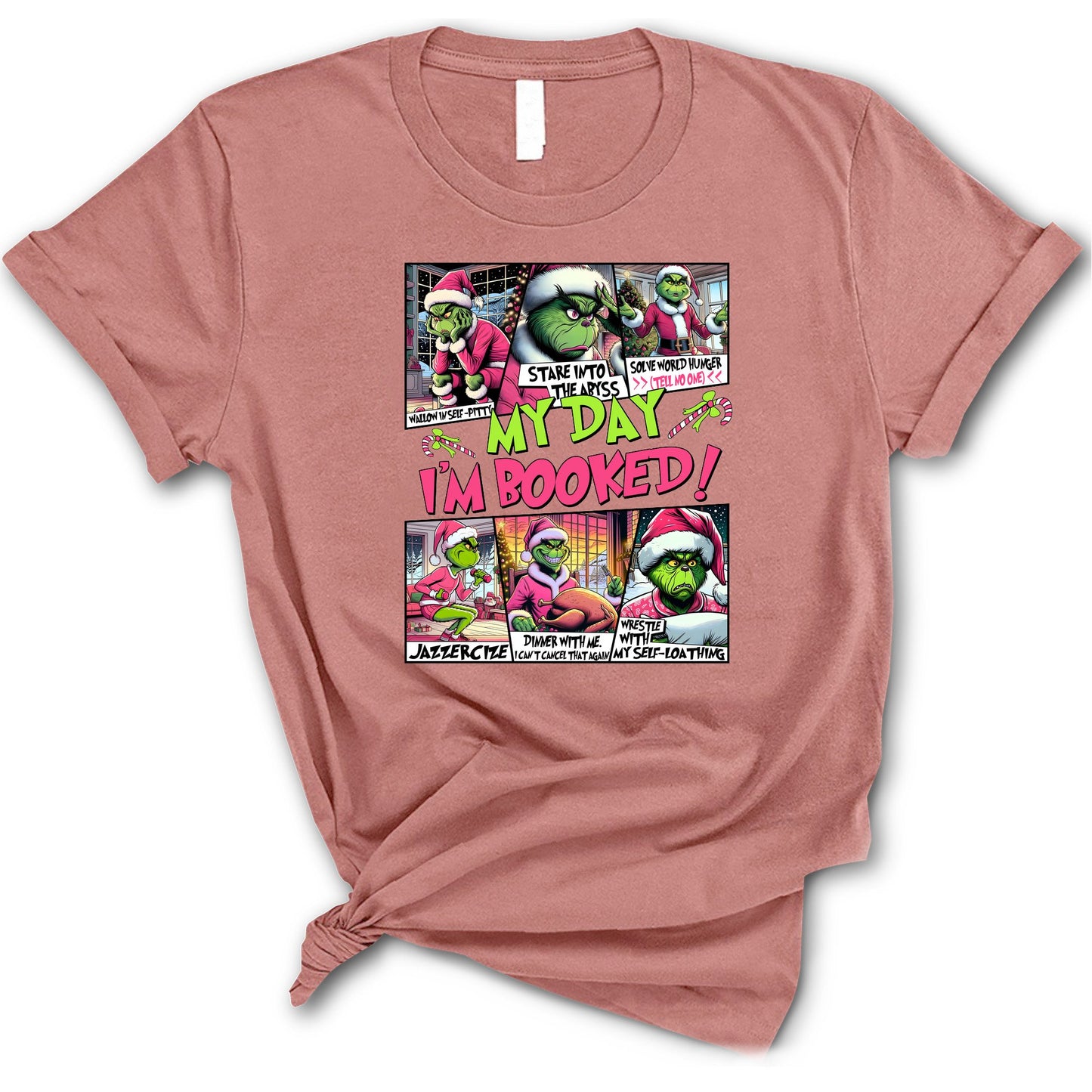 My Day Pink Xmas T-Shirt, Christmas Shirt, Merry Christmas Shirt, Funny Xmas Tee, Winter Holiday Tee, Gift For Christmas , Xmas Party T-Shirt