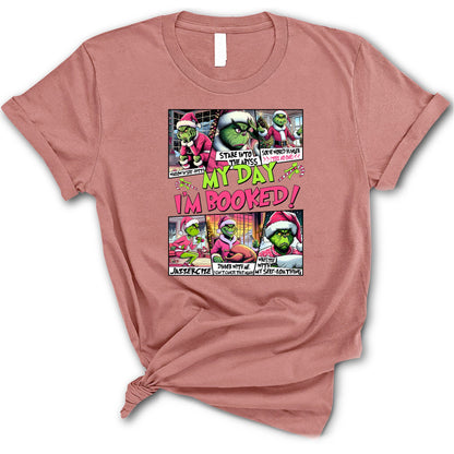 My Day Pink Xmas T-Shirt, Christmas Shirt, Merry Christmas Shirt, Funny Xmas Tee, Winter Holiday Tee, Gift For Christmas , Xmas Party T-Shirt