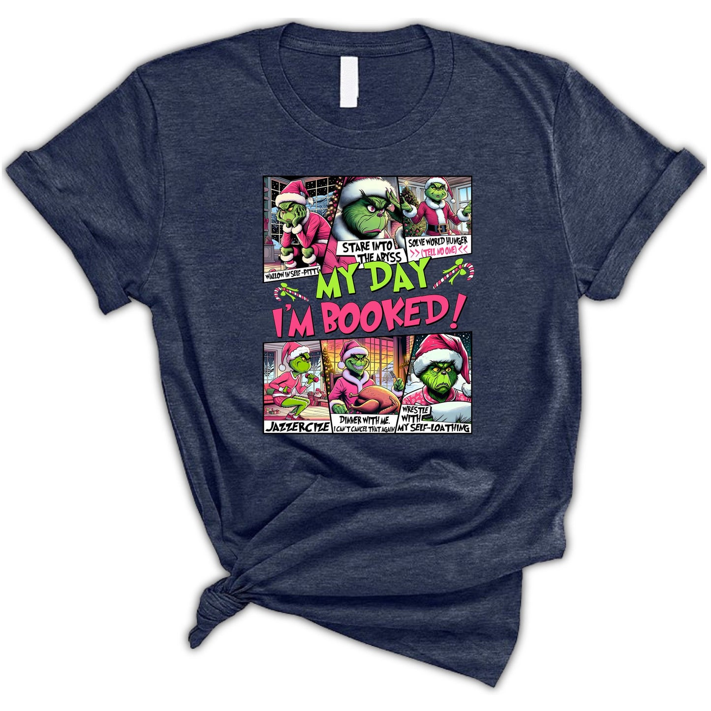 My Day Pink Xmas T-Shirt, Christmas Shirt, Merry Christmas Shirt, Funny Xmas Tee, Winter Holiday Tee, Gift For Christmas , Xmas Party T-Shirt