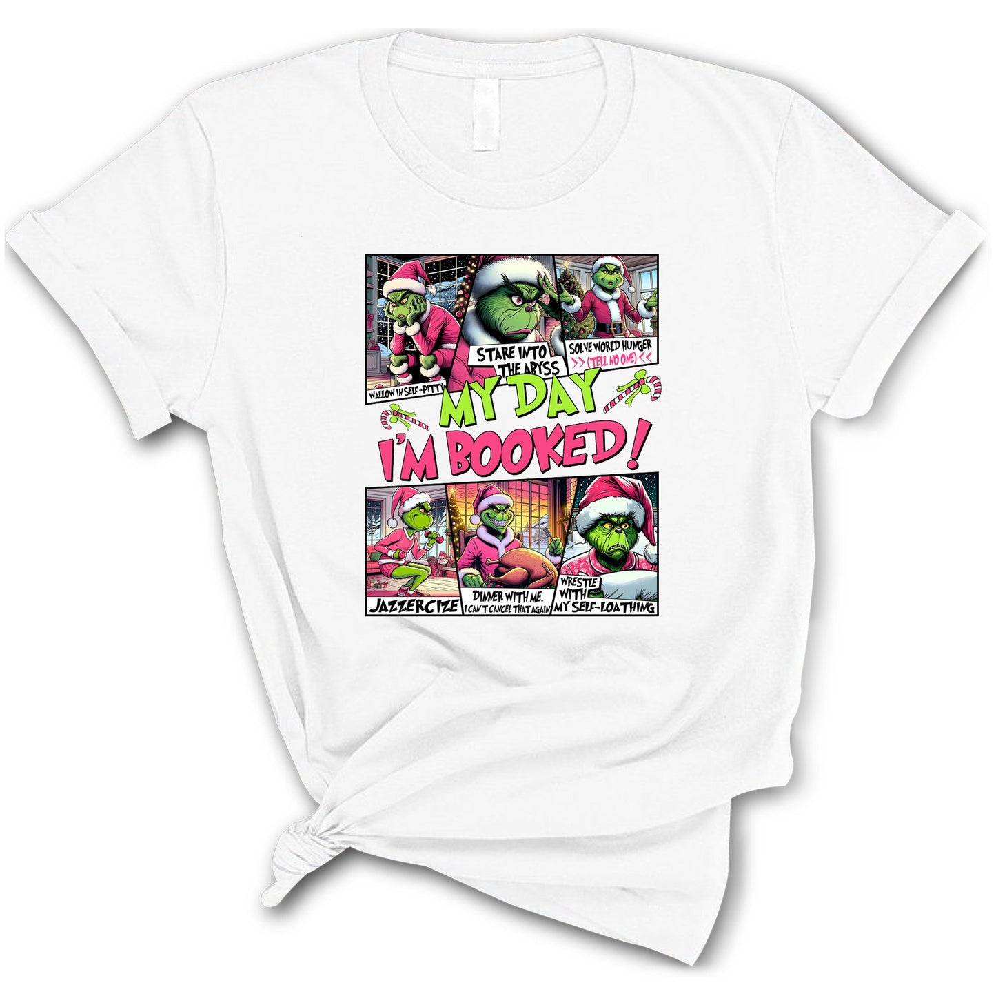 My Day Pink Xmas T-Shirt, Christmas Shirt, Merry Christmas Shirt, Funny Xmas Tee, Winter Holiday Tee, Gift For Christmas , Xmas Party T-Shirt