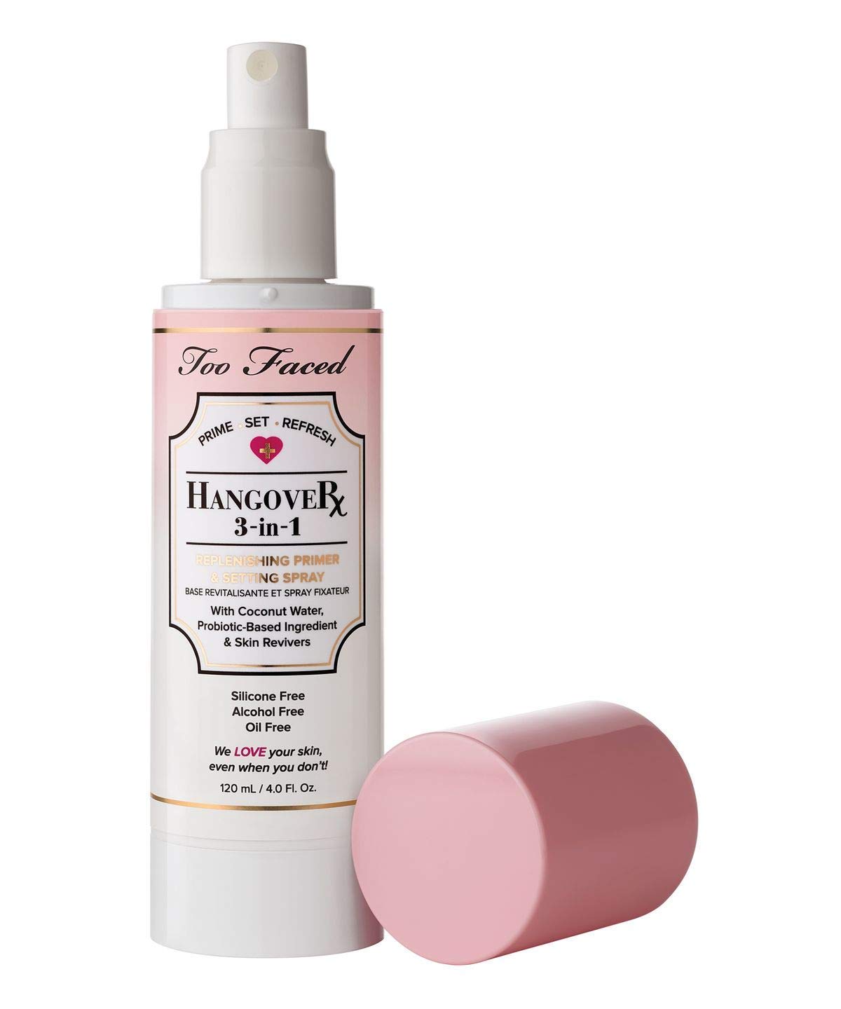 Too Faced Hangover Rx 3 in 1 Replenishing Primer & Setting Spray 4 OZ