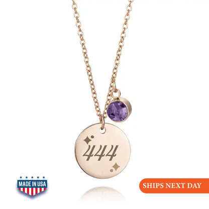 Tiny Angel Number Necklace, 000, 111, 222, 333, 444, 555, 666, 777, 888, 999 Angel Number Necklace, Christmas Gifts Handmade