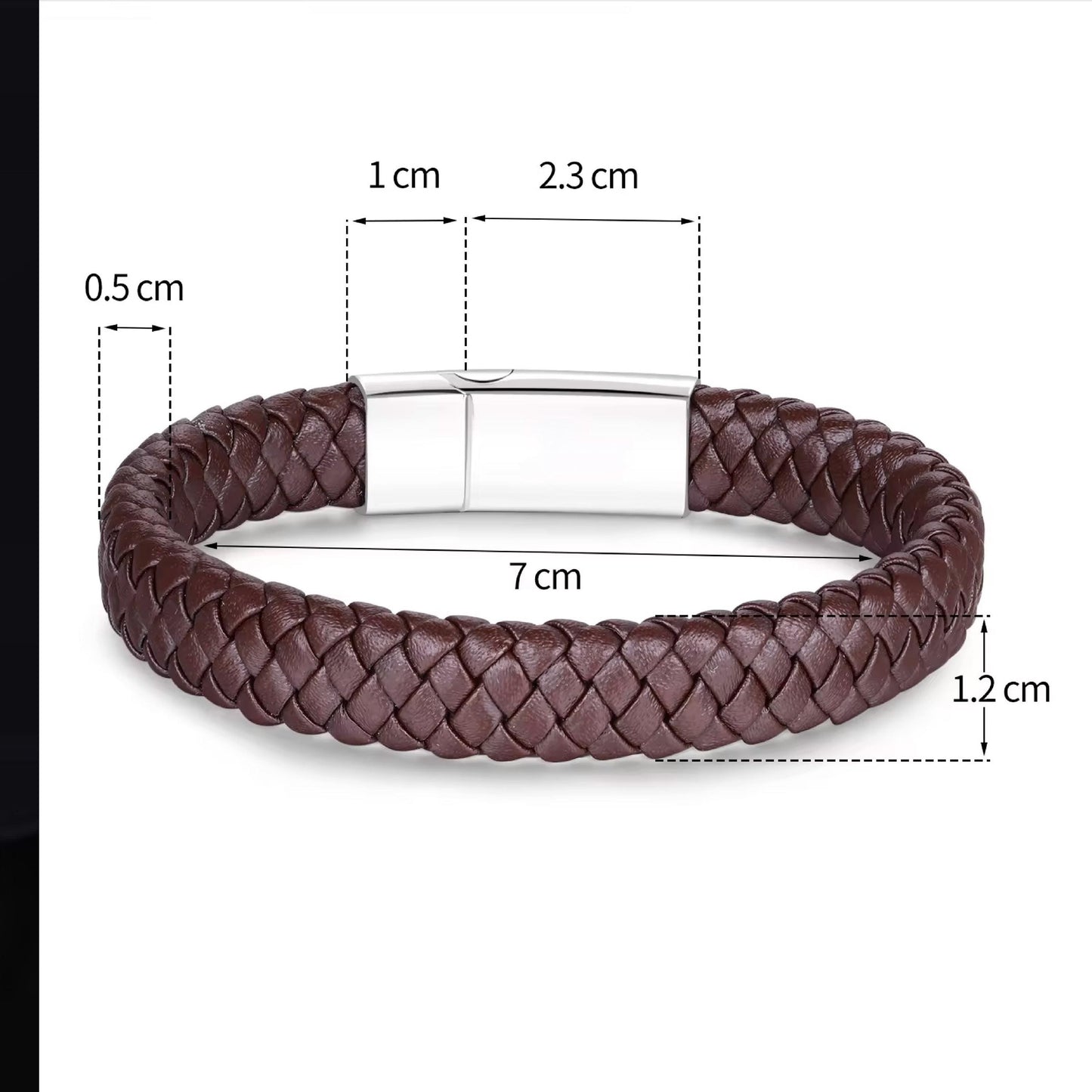 Personalized Christmas Gift, For Men Jewelry Engraved Leather Bracelet, Kids Name Bracelet, Father's Day Bracelet, Dad Boyfriend Father Gift