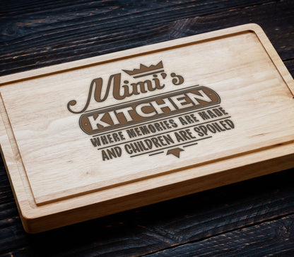 Custom Grilling Board, Cutting Board With Name, Personalized Meat Cutting Board, Engraved Cutting Board, Kitchen Gift, Personalized Kitchen