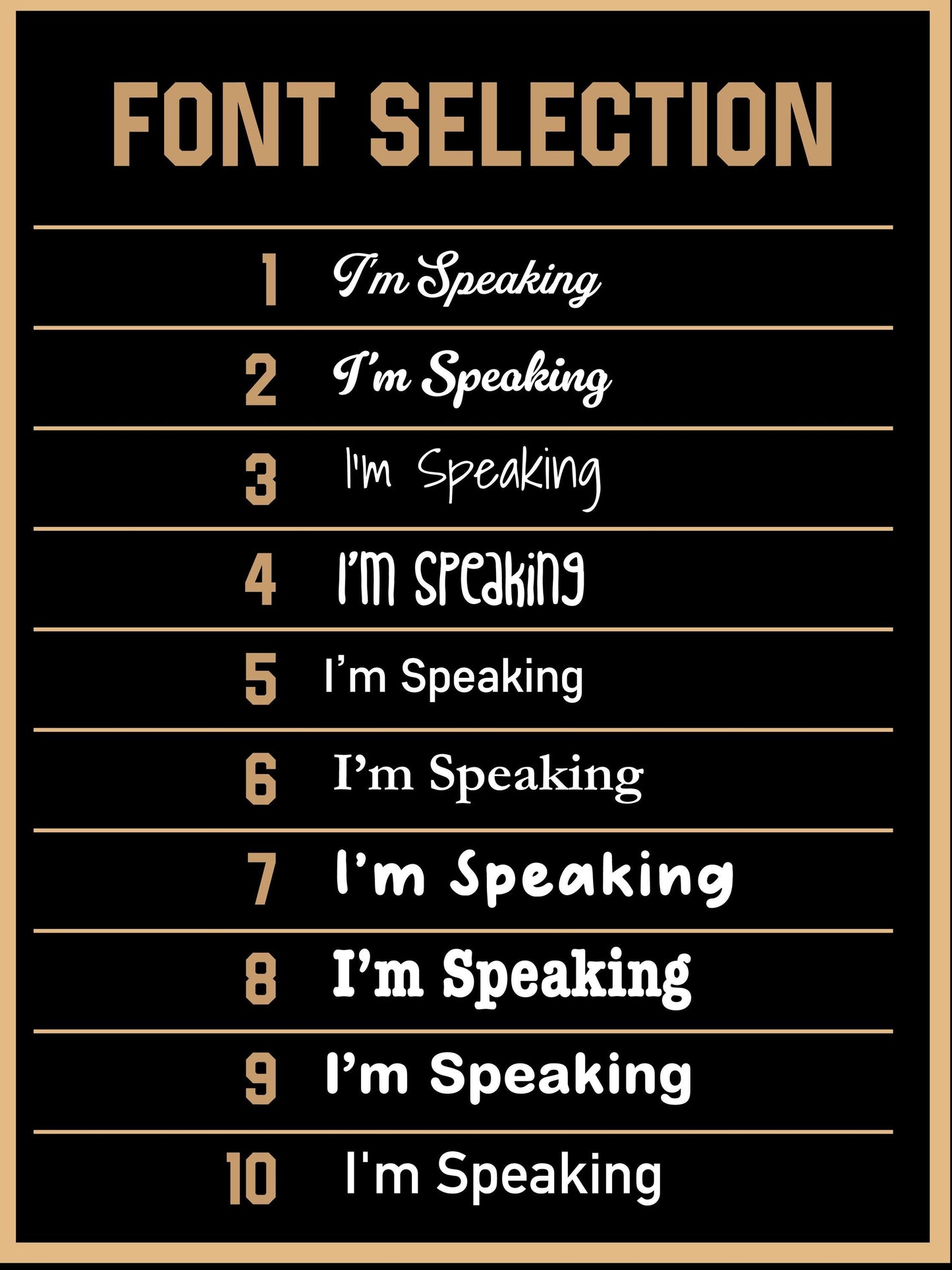 I'm Speaking Kamala Harris Vertical Plate Necklace, I'm Speaking Plate, Mother's Day Gift, Feminist Plate Necklace, Comma la Jewelry Plate