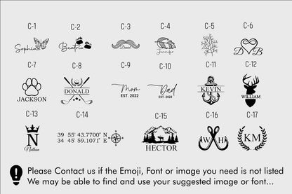 Customized Text Picture Logo Christmas Gift Stainless Steel Text Image Emoji Engraved Watch Band Compatible With Apple Watch Series 1-10