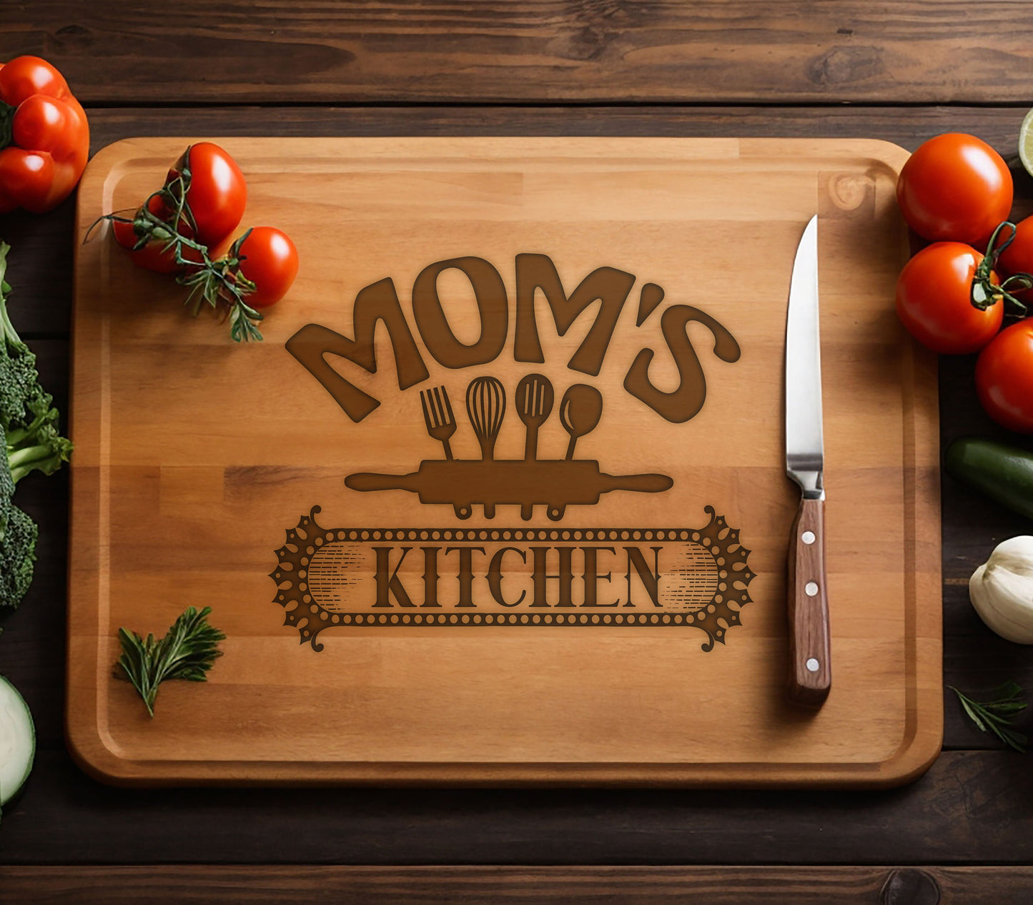 Custom Grilling Board, Cutting Board With Name, Personalized Meat Cutting Board, Engraved Cutting Board, Kitchen Gift, Personalized Kitchen