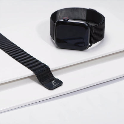 Customized Text Picture Logo Christmas Gift Stainless Steel Text Image Emoji Engraved Watch Band Compatible With Apple Watch Series 1-10