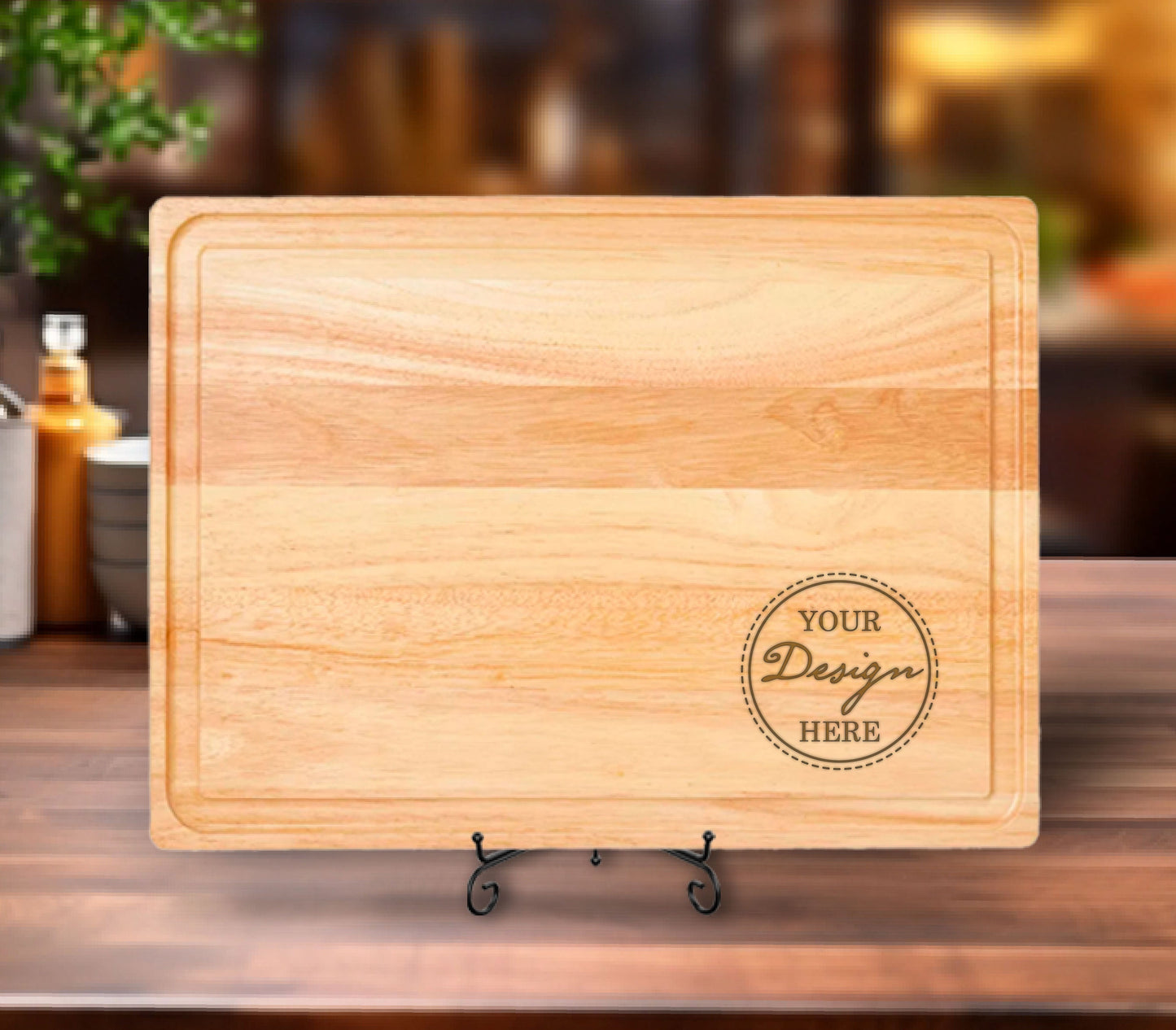 Custom Cutting Board Using Your Own Design, Custom Design Bamboo Cutting Board, Personalized Bamboo Cutting Board, Family Gift