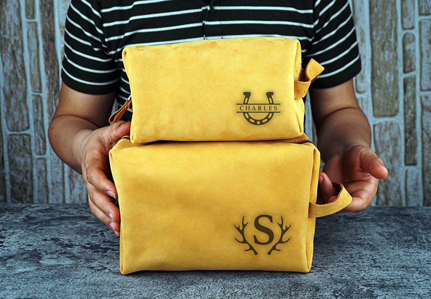 Leather Dopp Kit, Father's Day Gift, Leather Toiletry Bag, Groomsmen Gifts, Anniversary Gift for Him, Men Travel Kit, Personalized Dopp Kits