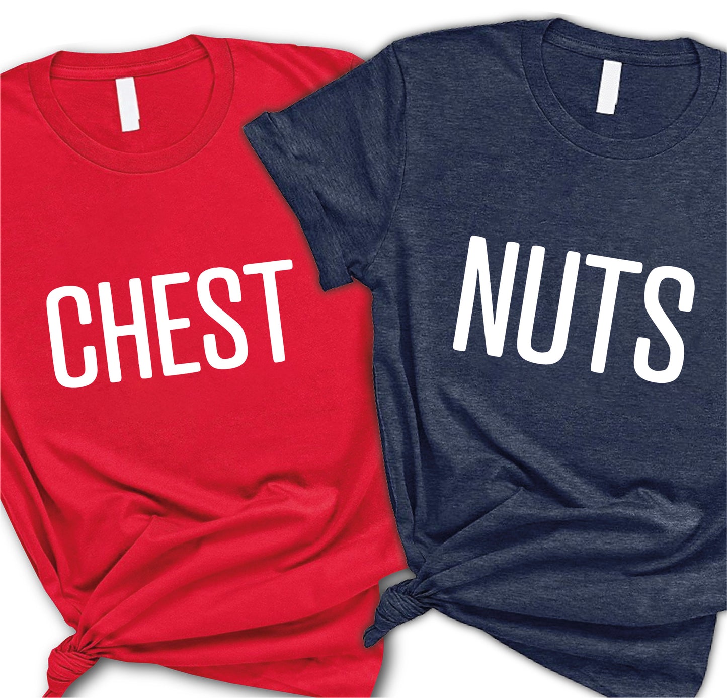 Chest Nuts Christmas Couple Matching Shirts, Family Matching T-Shirts For Christmas