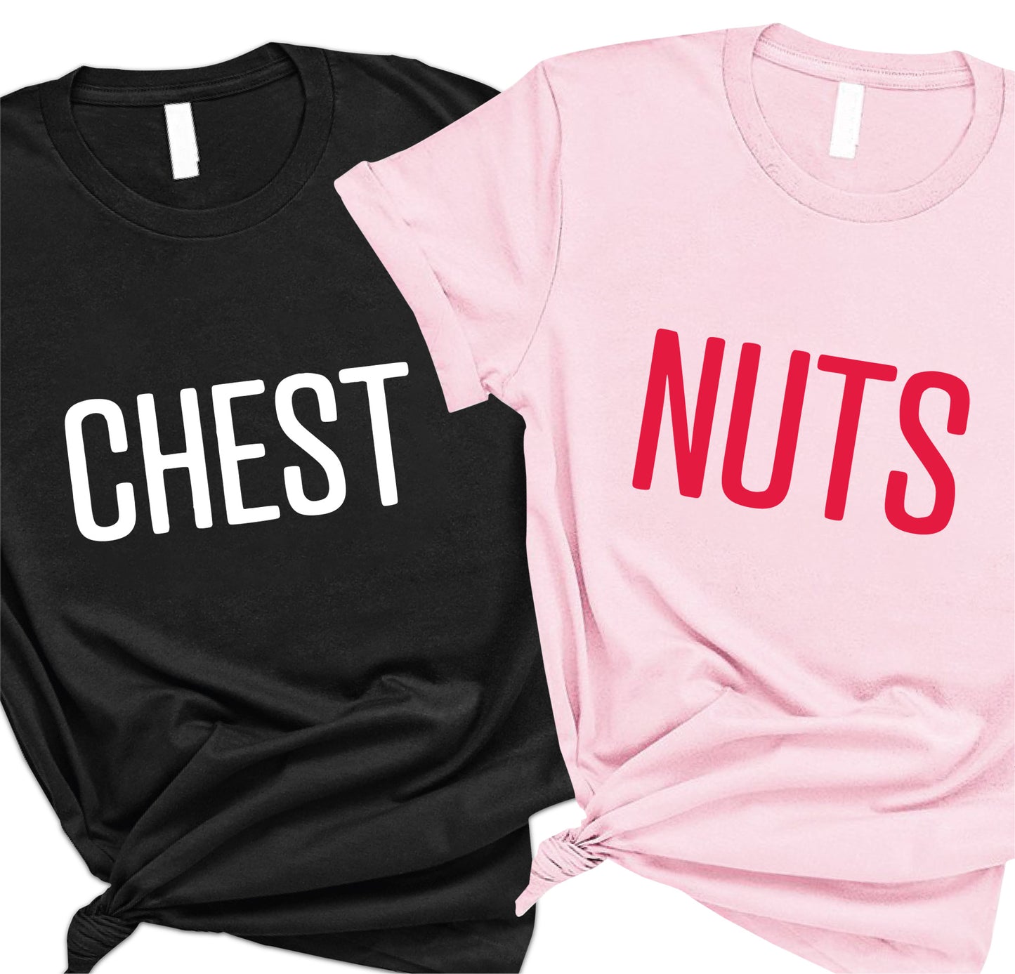 Chest Nuts Christmas Couple Matching Shirts, Family Matching T-Shirts For Christmas