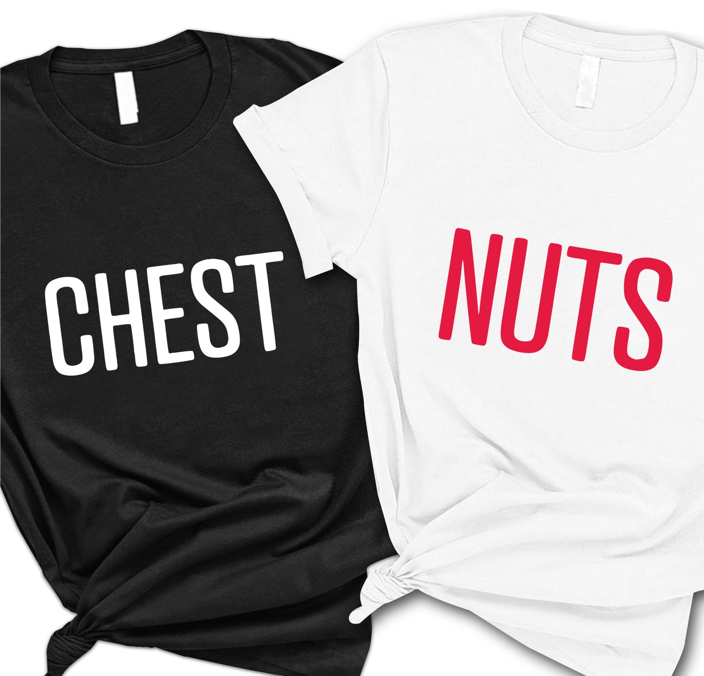 Chest Nuts Christmas Couple Matching Shirts, Family Matching T-Shirts For Christmas