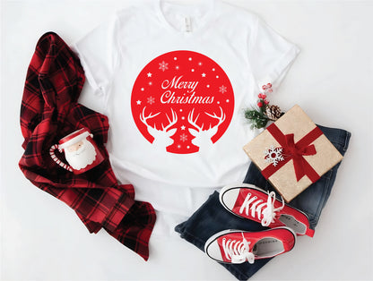 Merry Christmas Shirt, Christmas T-Shirt, Christmas Gifts Tee, Xmas Party Tee, New Year Party Shirt, Happy New Year T-Shirt, Xmas Matching