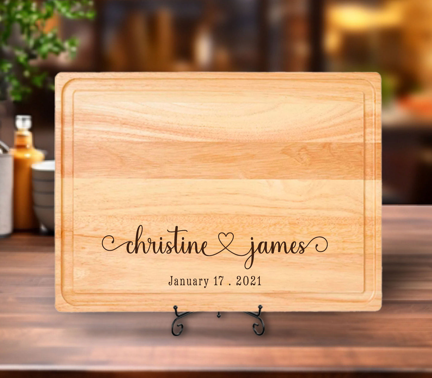 Personalized Couples Valentine Gift Cutting Board, Couple Gift, Anniversary Gift, Housewarming Gift, New Home Gift for Board, Holiday Season