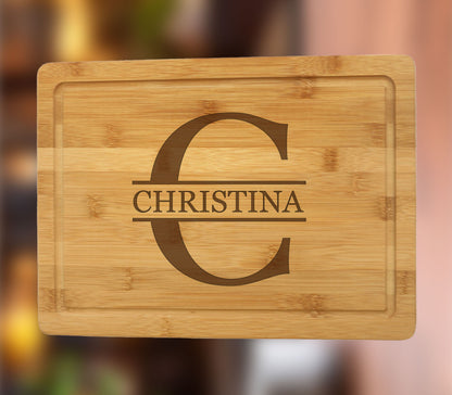 Personalized Bamboo Board Cutting Board, Wedding and housewarming gift, Wedding Gift, Mothers Day Cutting Board, Custom Charcuterie Board