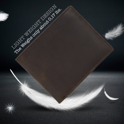 Personalized Name Christmas Gifts Wallet, Fist Bump Dad Kids Leather Wallet, Customized Family Name Wallet, Father's Day Gift For Daddy