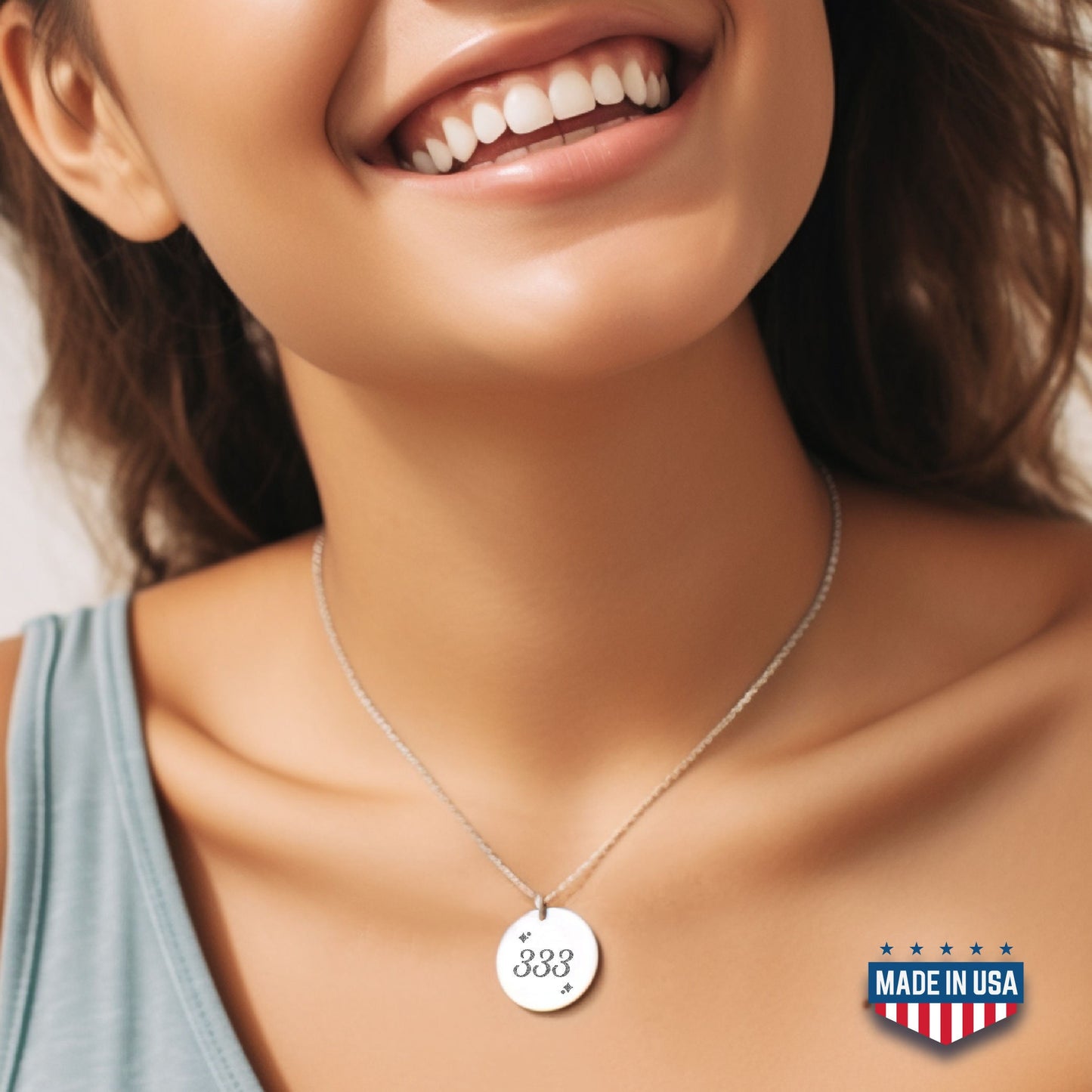 Tiny Angel Number Necklace, 000, 111, 222, 333, 444, 555, 666, 777, 888, 999 Angel Number Necklace, Christmas Gifts Handmade