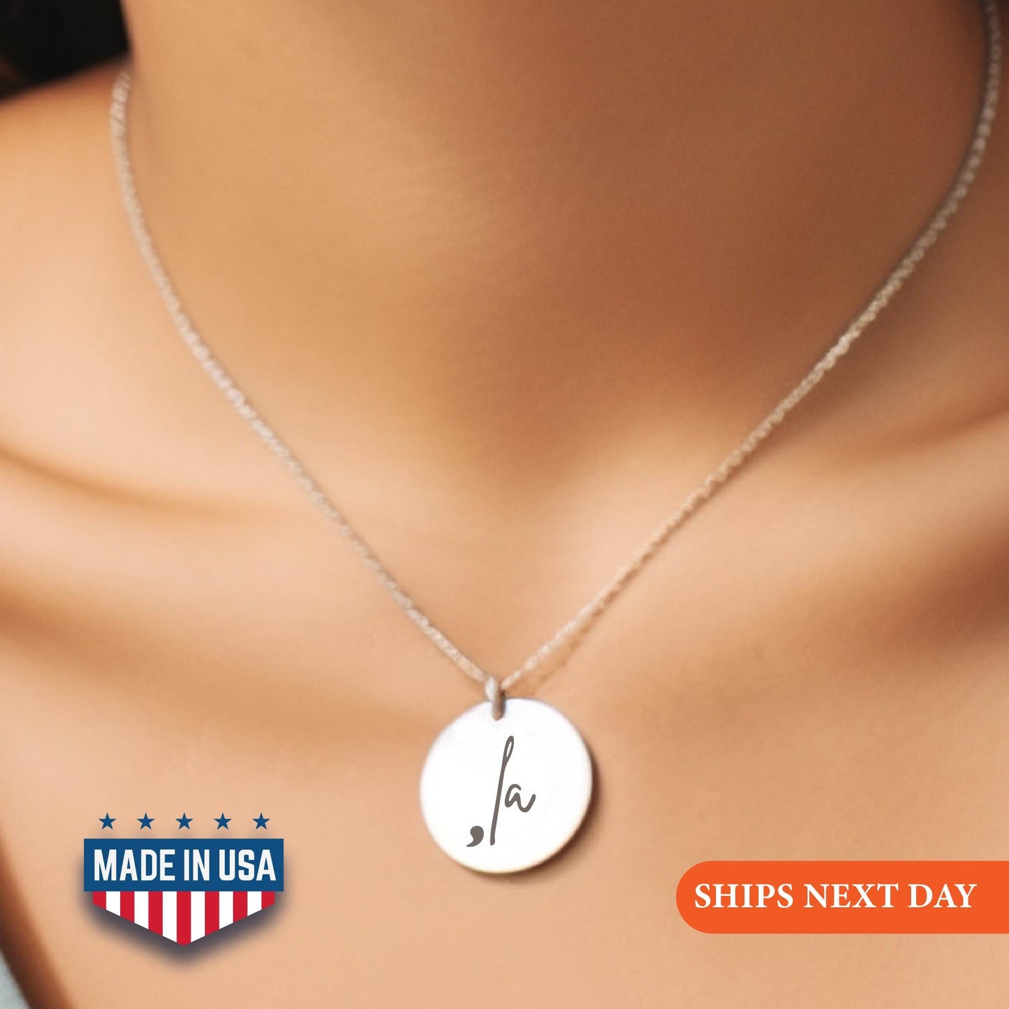 Kamala Comma-la Coin 2024 Necklace, La Kamala Necklace, Christmas Gift, Kamala Harris Necklace, Comma la Gift, US Elections 2024 Necklace