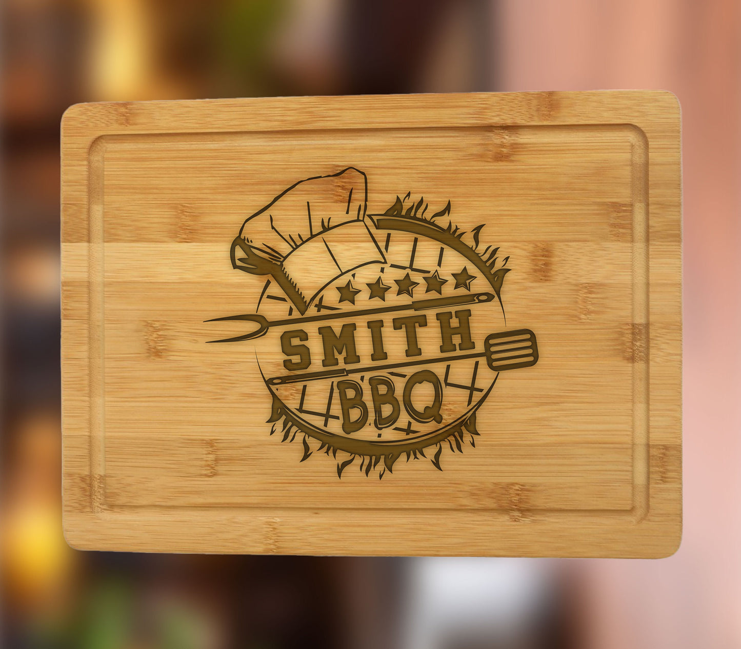 BBQ Cutting Board, Fathers Day Gift, Personalized Gifts, BBQ Gift for Men's Birthday, Charcuterie Board Cutting Board, Custom BBQ Board