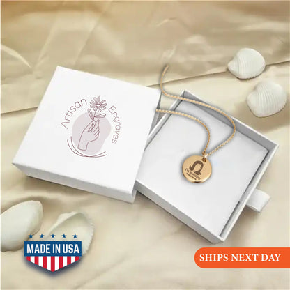 I'm Speaking Kamala Necklace, President Kamala Harris 2024 Necklace, Kamala Jewelry, US Elections 2024 Necklace, Gift Initial Disc