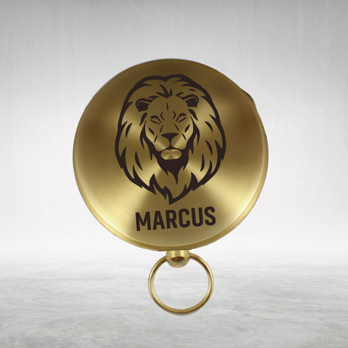 Custom Engraved Brass Compass, Anniversary Gift