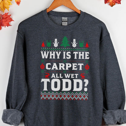 Todd and Margo Christmas Vacation Sweatshirt and Hoodie, Funny Couples Sweat