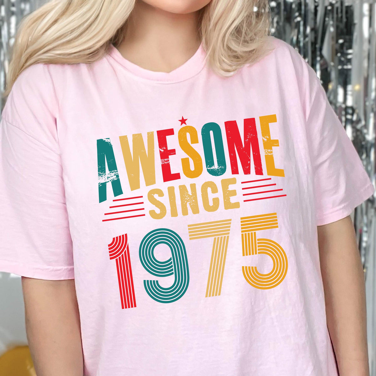 Comfort Colors Personalized Awesome Since 1985 Birthday T-Shirt, Custom Birthday Tee, Turning 30 40 50 60th Milestone Birthday Shirt