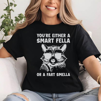 Funny Raccoon Graphic Tee: Retro Novelty T-Shirt