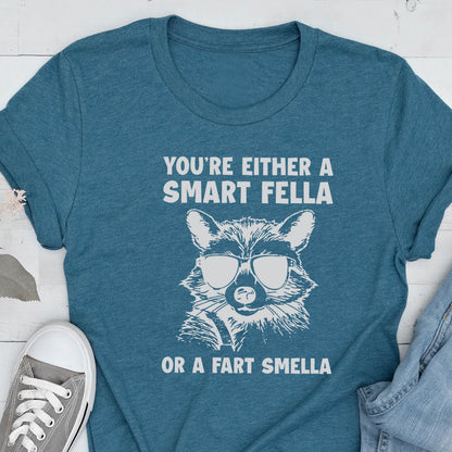 Funny Raccoon Graphic Tee: Retro Novelty T-Shirt