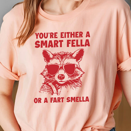 Funny Raccoon Graphic Tee: Retro Novelty T-Shirt