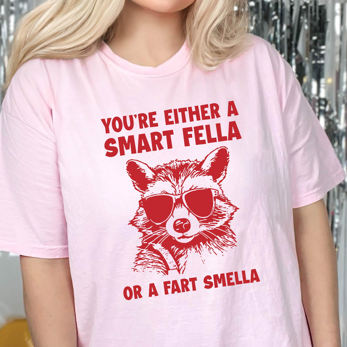 Funny Raccoon Comfort Colors T-Shirt: Retro Sarcastic Tee