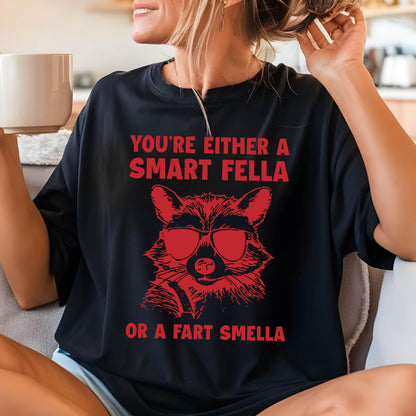 Funny Raccoon Comfort Colors T-Shirt: Retro Sarcastic Tee