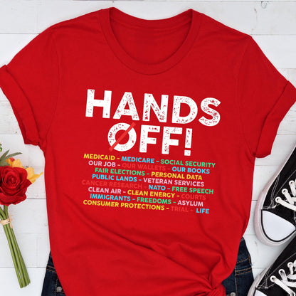 Hands Off! Protest Shirt: Political Activism Tee