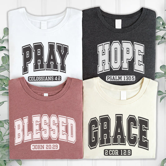 Christian Family T-Shirt  Faith Scripture Tee  Bible Verse Gift