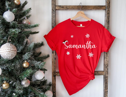 Matching Family Christmas Shirt, Family Christmas Shirt, Matching Xmas Tee, Custom Christmas Tee, Personalized Name Christmas Family Shirt