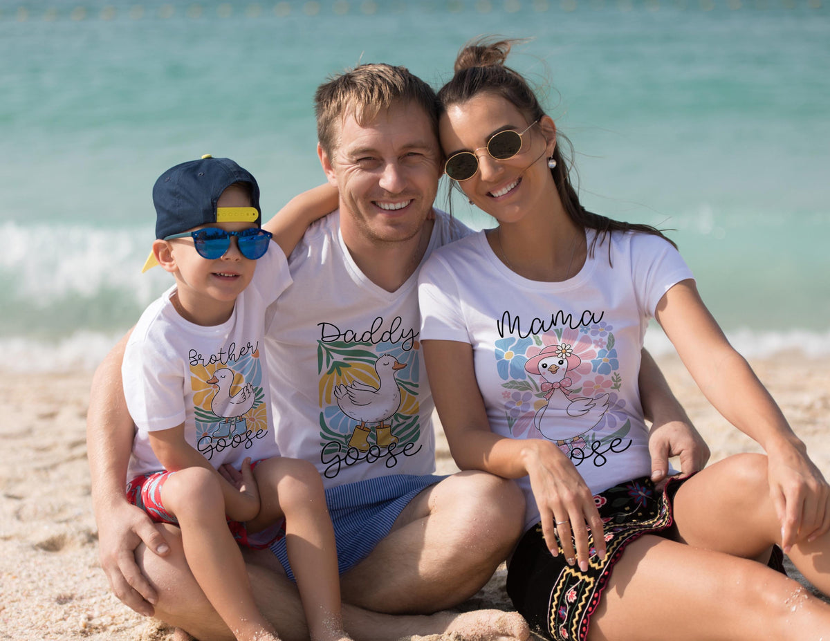Goose Family Matching Shirts – Mama Goose, Daddy Goose, Sister Goose, Brother Goose – Custom Family Tees – All Sizes & Years Available