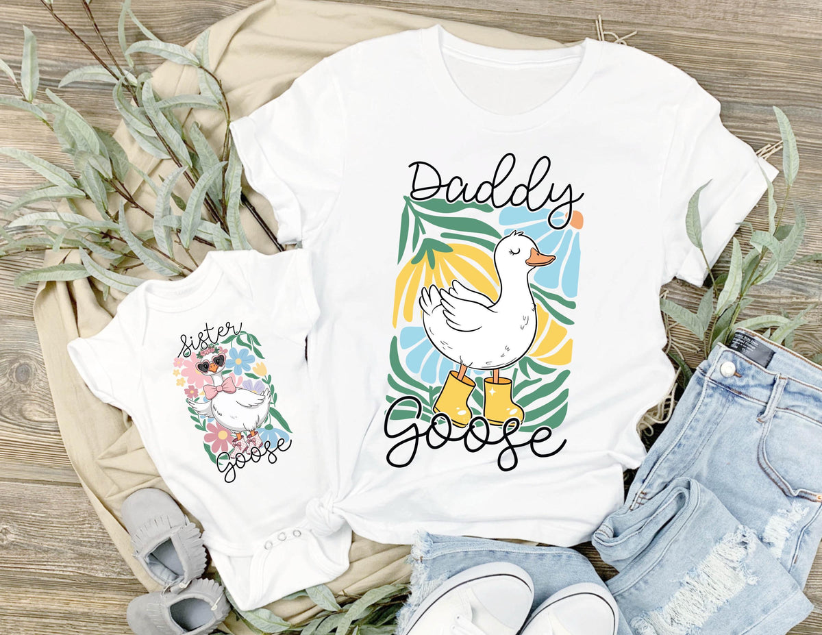 Goose Family Matching Shirts – Mama Goose, Daddy Goose, Sister Goose, Brother Goose – Custom Family Tees – All Sizes & Years Available