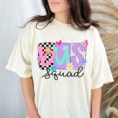 Bus Squad Shirt, School Bus Driver Tee, Transportation Tee, Student Gift Shirt, Back to School Shirt